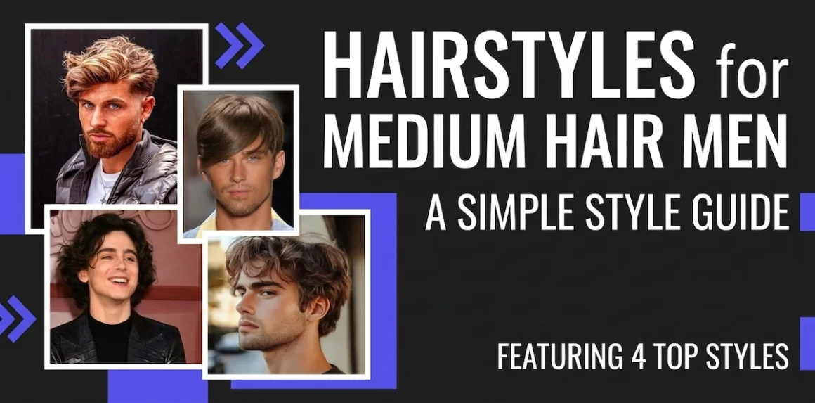 hairstyles for medium hair men