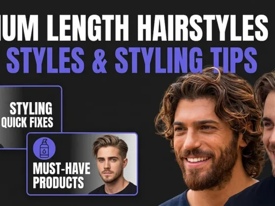 medium length hairstyles for men